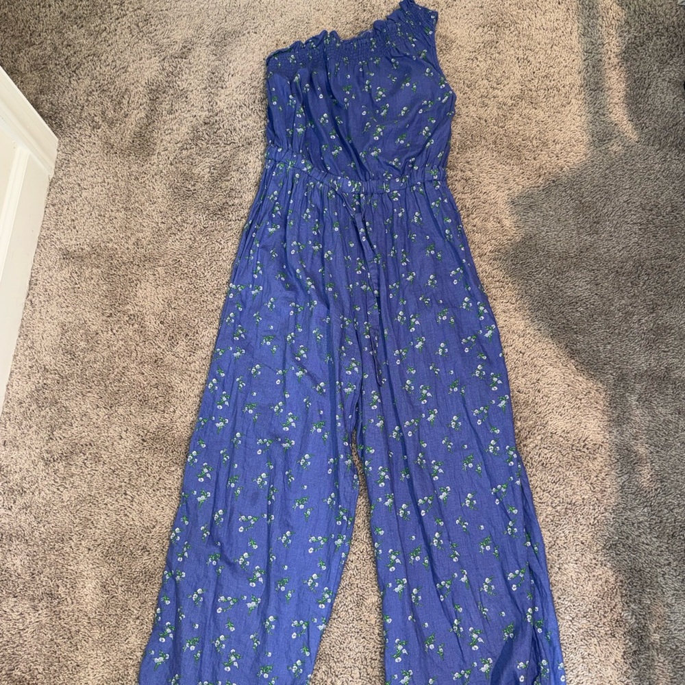 Urban outfitters one shoulder jumpsuit